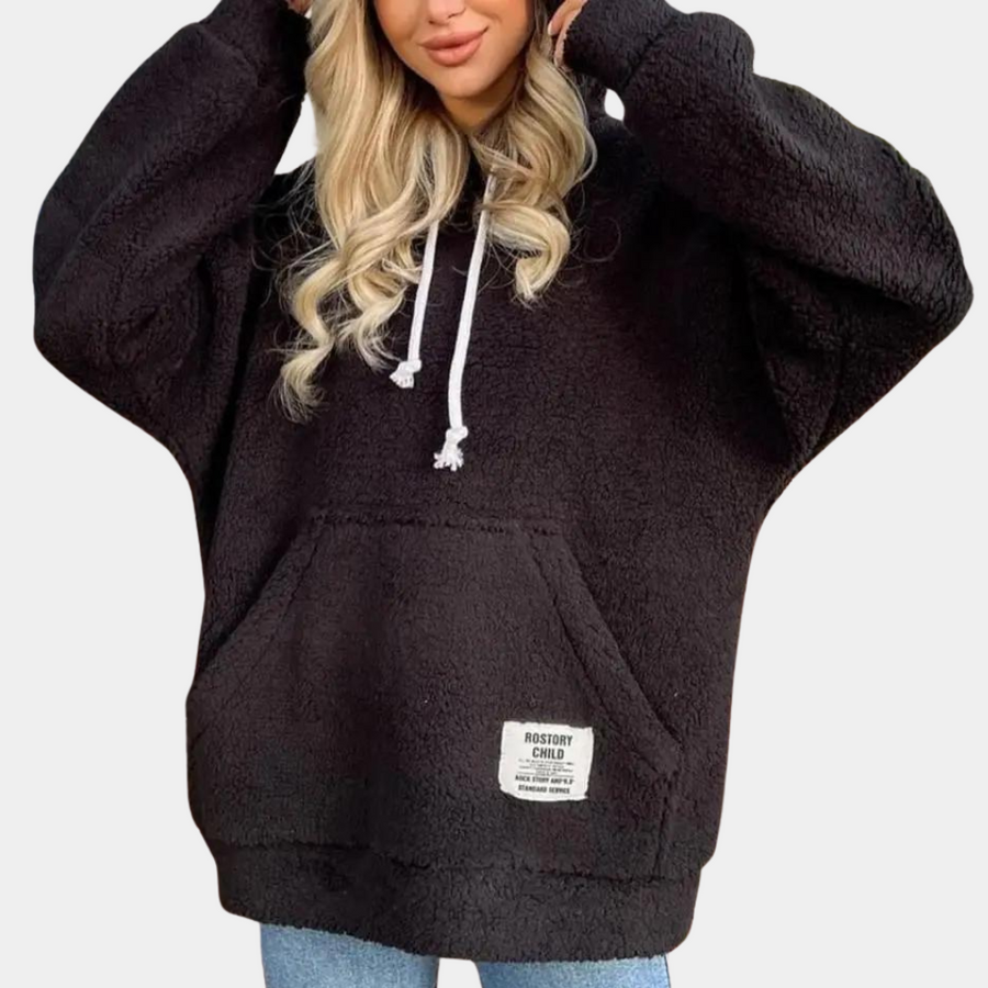 Mjuk och varm hoodie för kvinnor