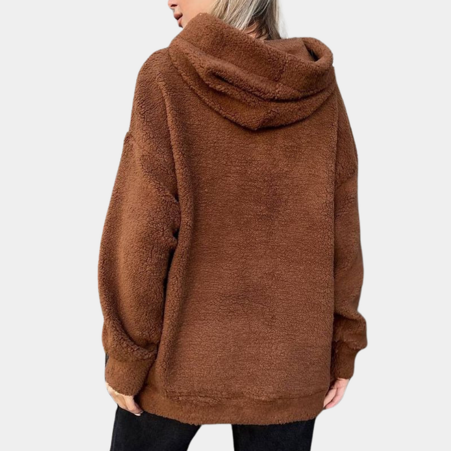 Mjuk och varm hoodie för kvinnor