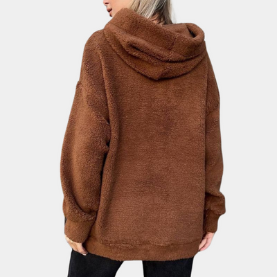 Mjuk och varm hoodie för kvinnor