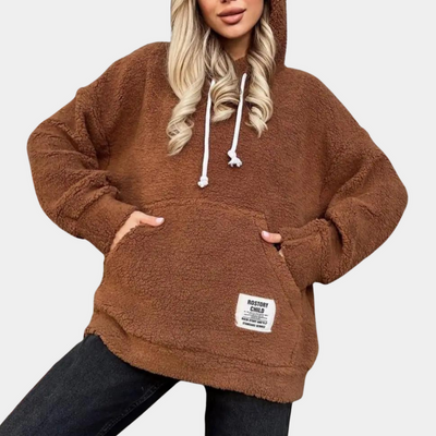 Mjuk och varm hoodie för kvinnor