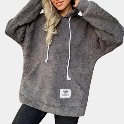 Mjuk och varm hoodie för kvinnor