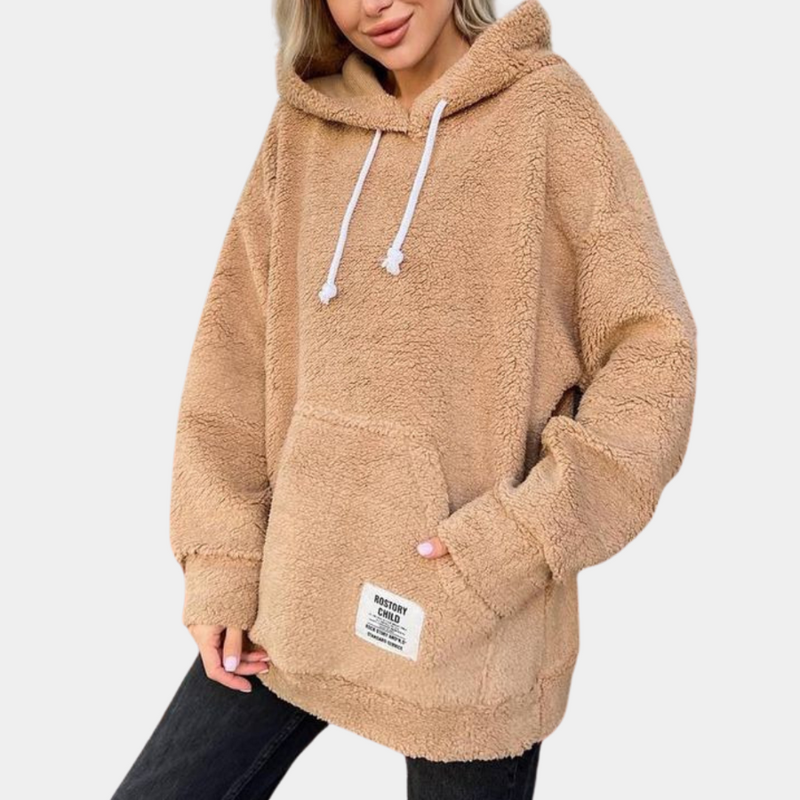 Mjuk och varm hoodie för kvinnor