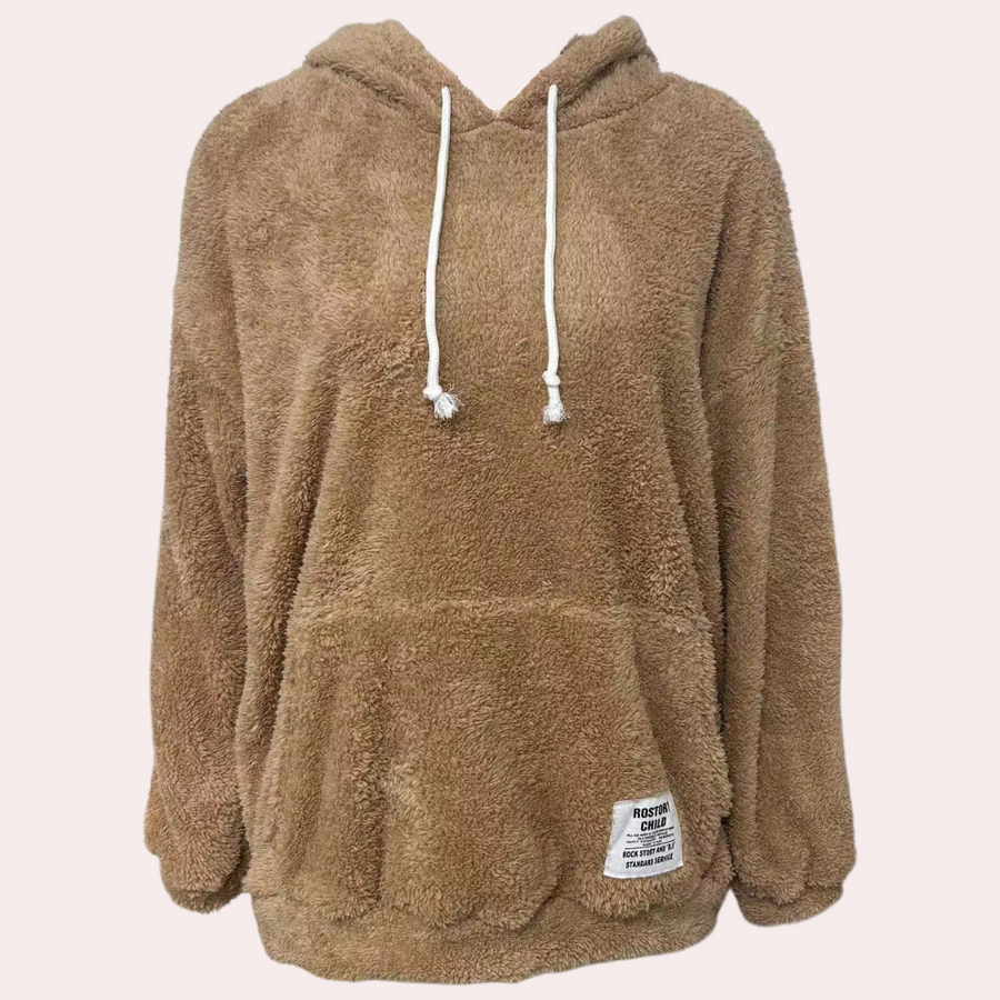 Mjuk och varm hoodie för kvinnor