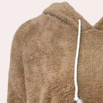 Mjuk och varm hoodie för kvinnor