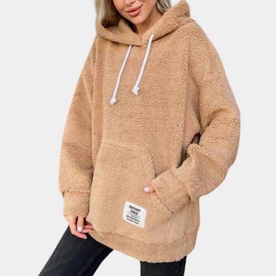 Mjuk och varm hoodie för kvinnor