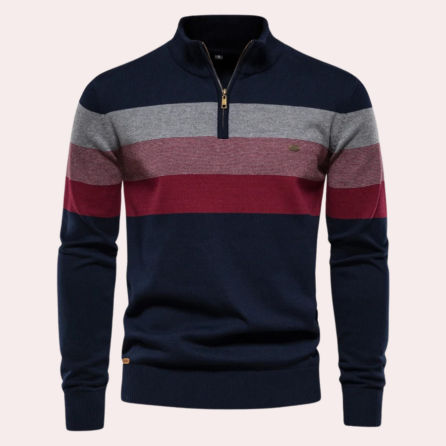 Calvin | trendig randig herrtröja