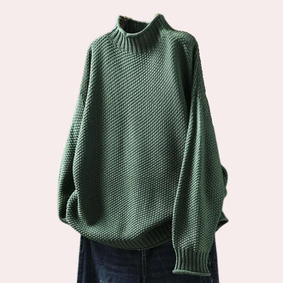 Theodora – elegant damtröja med polokrage