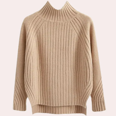 Catalina – snygg stickad turtleneck-tröja för kvinnor