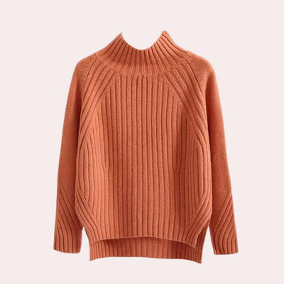 Catalina – snygg stickad turtleneck-tröja för kvinnor
