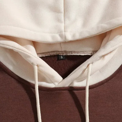 Dimitris – casual herrhuvtröja med dragsko