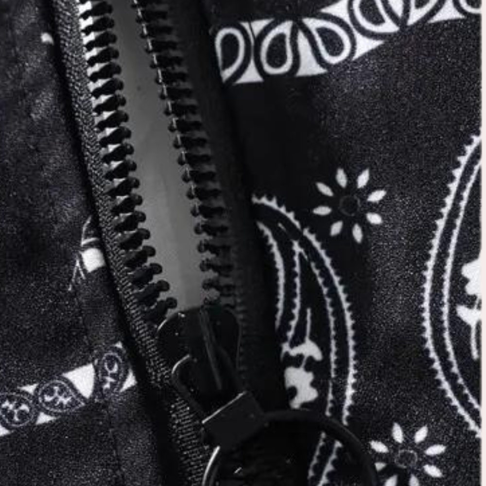 Vallois – herrjacka med huva och tryckt foder