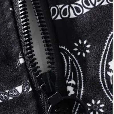 Vallois – herrjacka med huva och tryckt foder