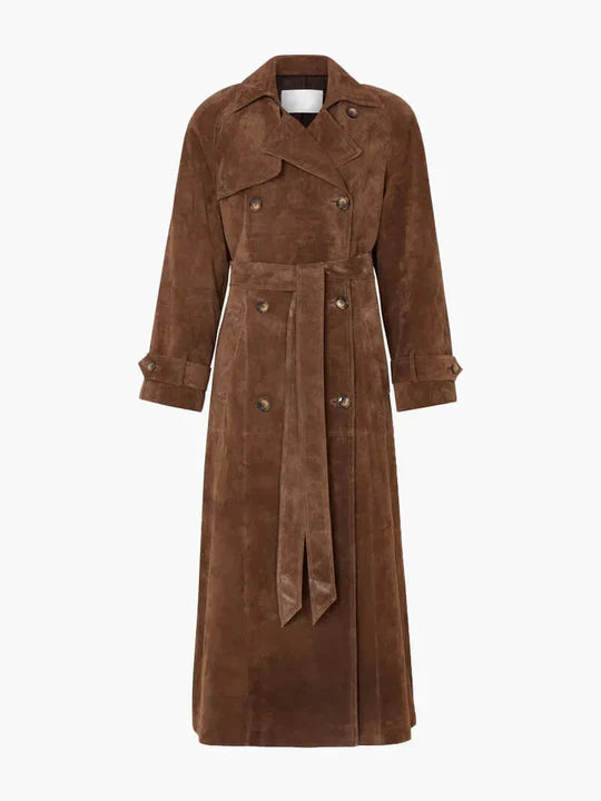 Vivienne – figursydd trenchcoat med klassisk design