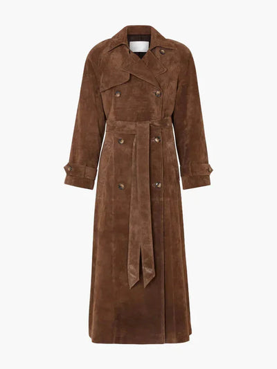 Vivienne – figursydd trenchcoat med klassisk design