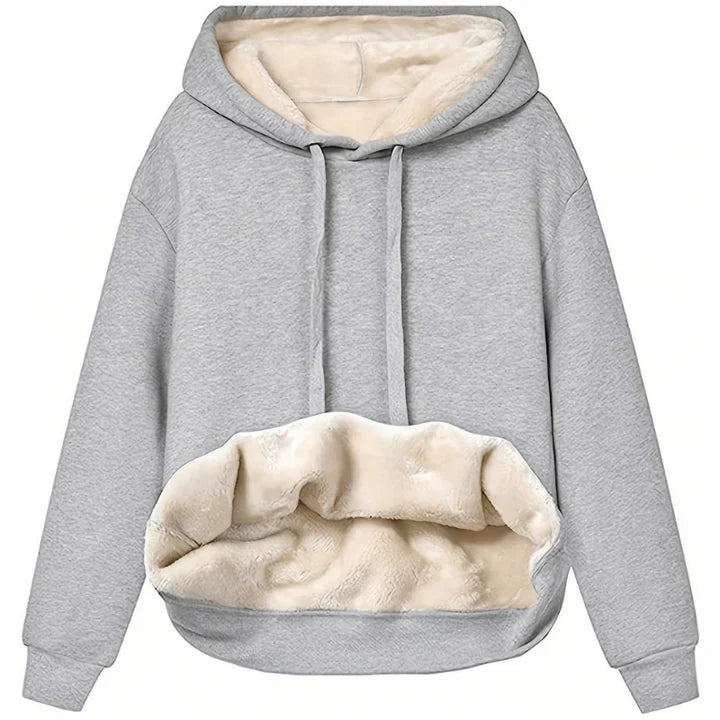 Furriela luvtröja i fleece – absolut komfort för vintern