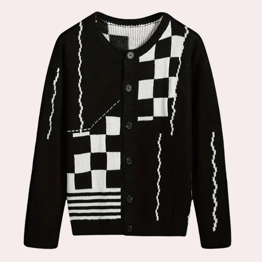 Keion – randig kofta för män