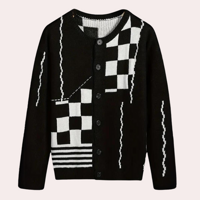 Keion – randig kofta för män