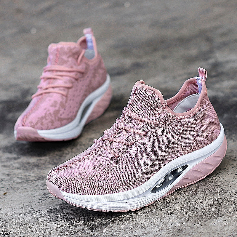 Reva - Stilrena Strump Sneakers med Luftsula