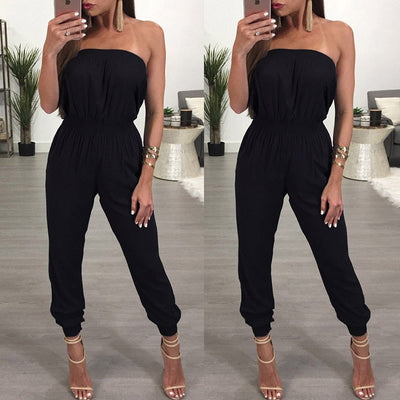Enya - Strapless Jumpsuit för Kvinnor