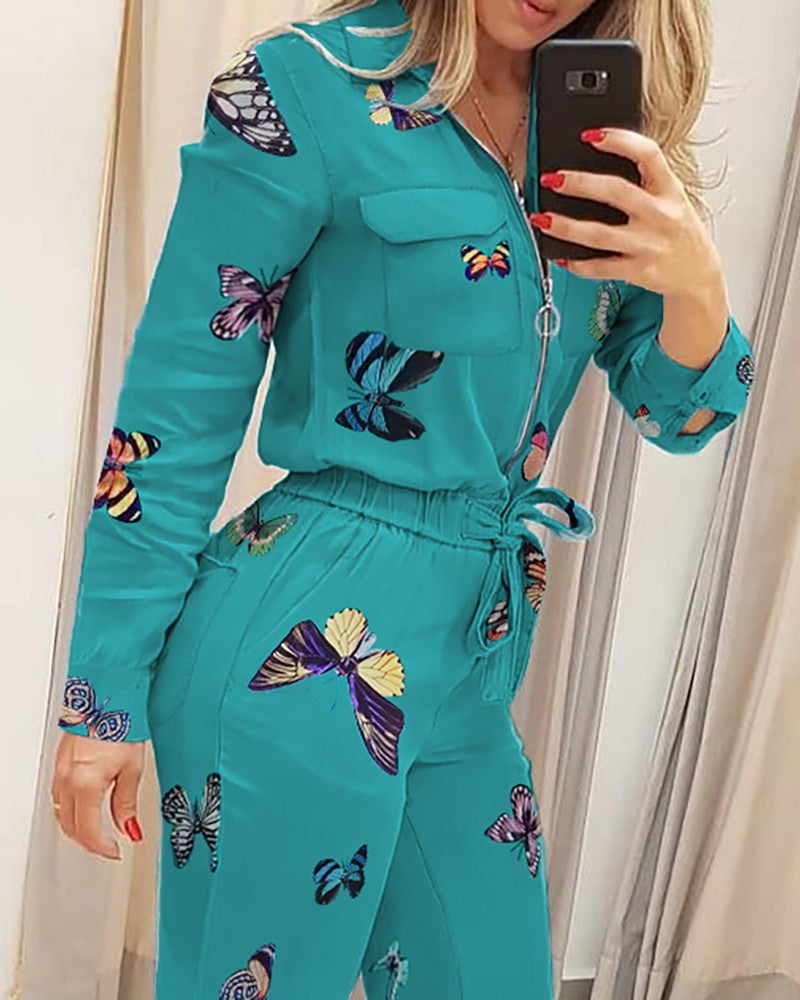 Traci - Jumpsuit för Kvinnor med Knappar