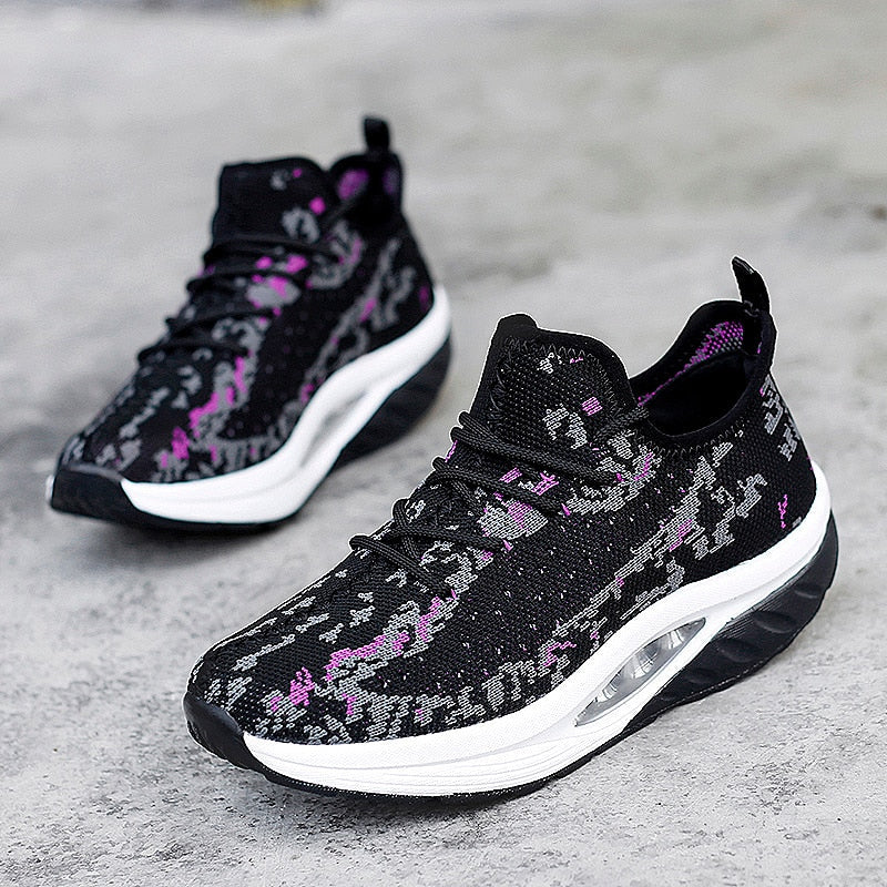 Reva - Stilrena Strump Sneakers med Luftsula