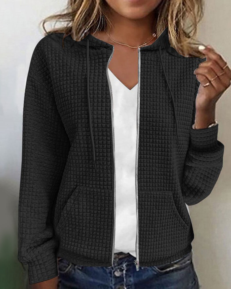 Lara – casual cardigan med fickor