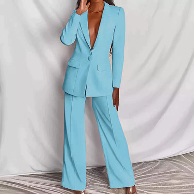 Mahnolia - Kvinnor Blazer & Byx Set