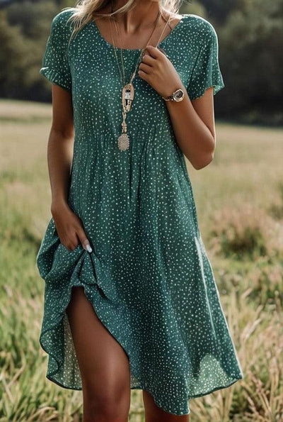 Kurzärmeliges minikleid für damen