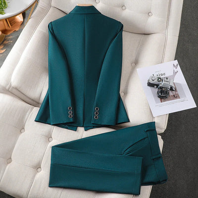 Laura - Lyxig Kvinnor Blazer & Byx Set