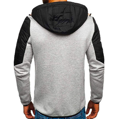 Arkkin - gepanzerte jacke warm wattierte herrenjacke mit kapuze