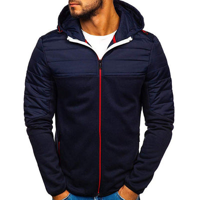 Arkkin - gepanzerte jacke warm wattierte herrenjacke mit kapuze