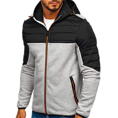 Arkkin - gepanzerte jacke warm wattierte herrenjacke mit kapuze