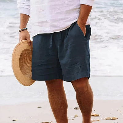 Andningsbara linneshorts - zach