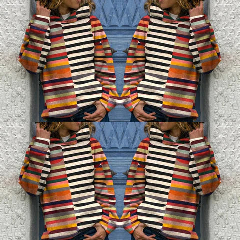 Beli - mångfärgad hoodie