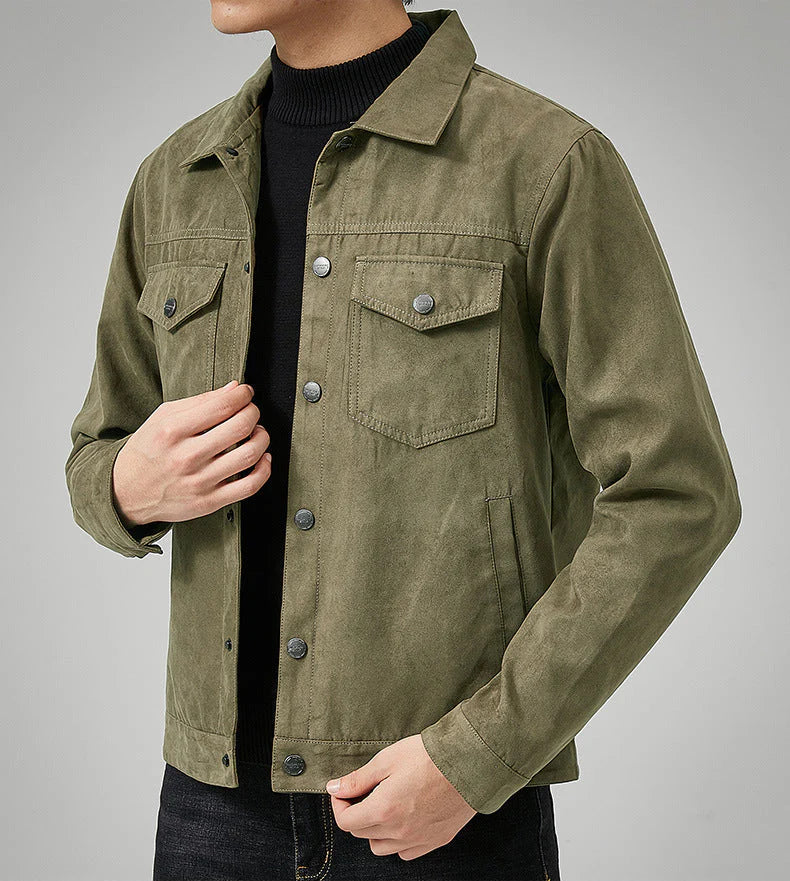 Viktor – herrjacka i konstmocka med knappslå och bröstficka