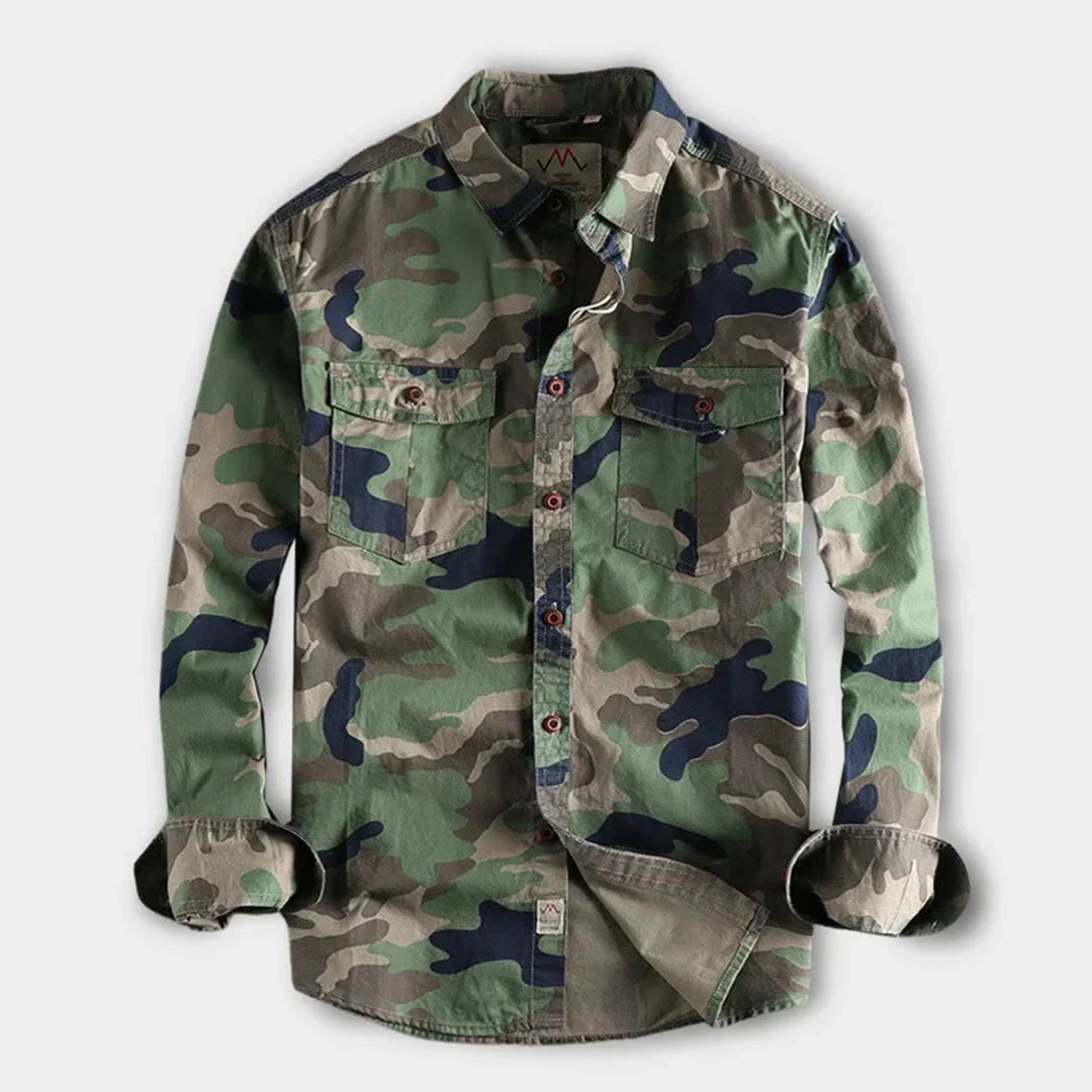Abel - militär kamouflage sommartröja för män