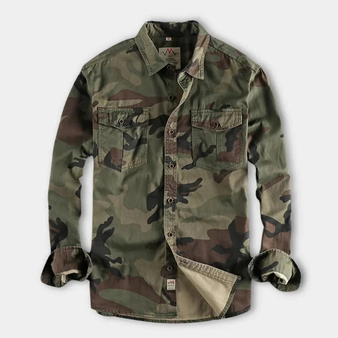 Abel - militär kamouflage sommartröja för män
