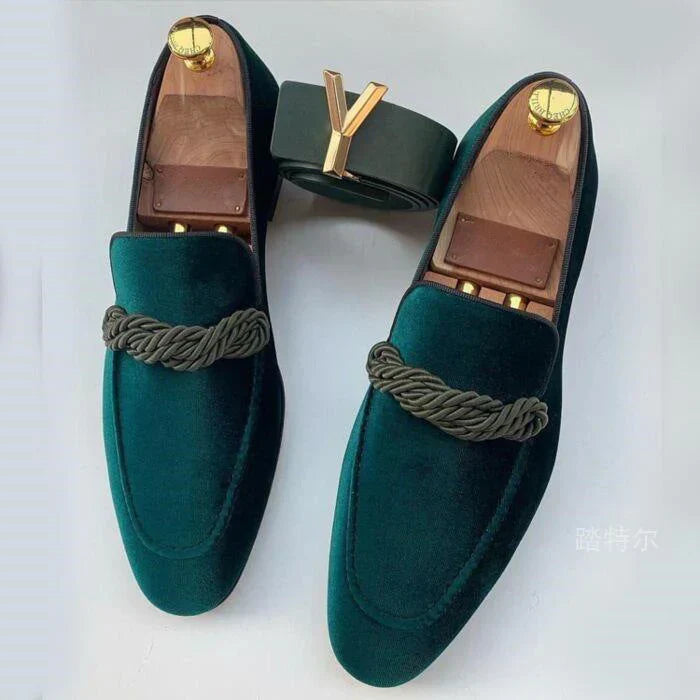 Jonas – manchesterloafers med flätad detalj och elegant snitt