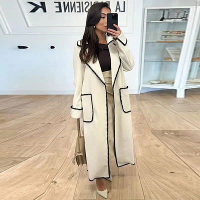 Esmeralda - mysig lång trenchcoat för kvinnor
