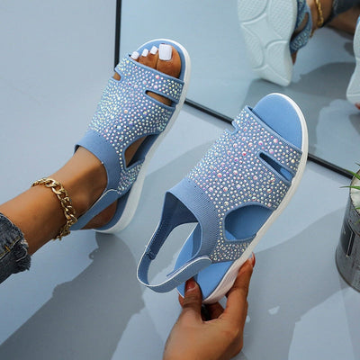 Reanna - Glittriga Sandaler för Damer