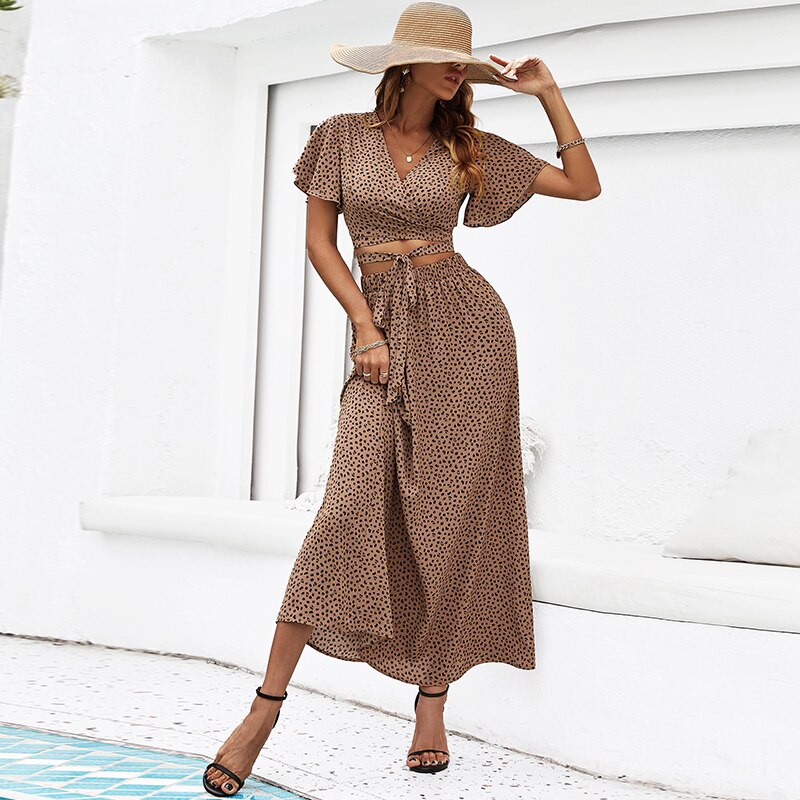 Brun Co ord kombinationsset