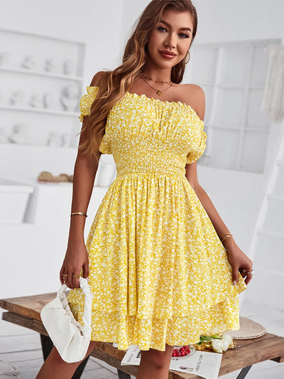 Niam - Kvinna off Shoulder Sommarklänning