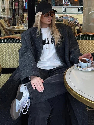 Yolie - långrandig vinterkappa