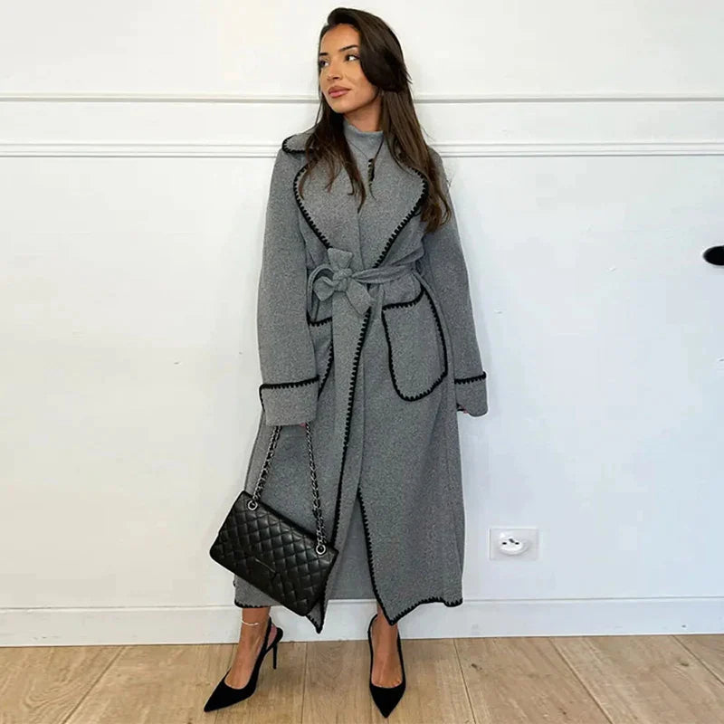 Esmeralda - mysig lång trenchcoat för kvinnor