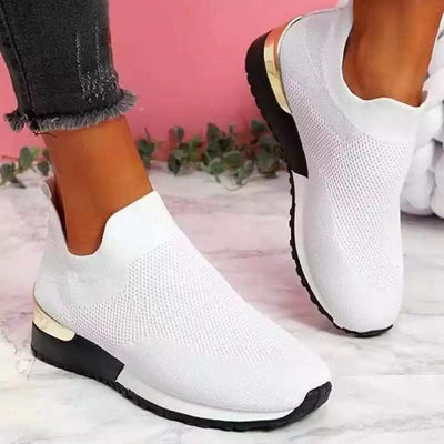 Norna - Bekväma Stickade Slip-On Sko