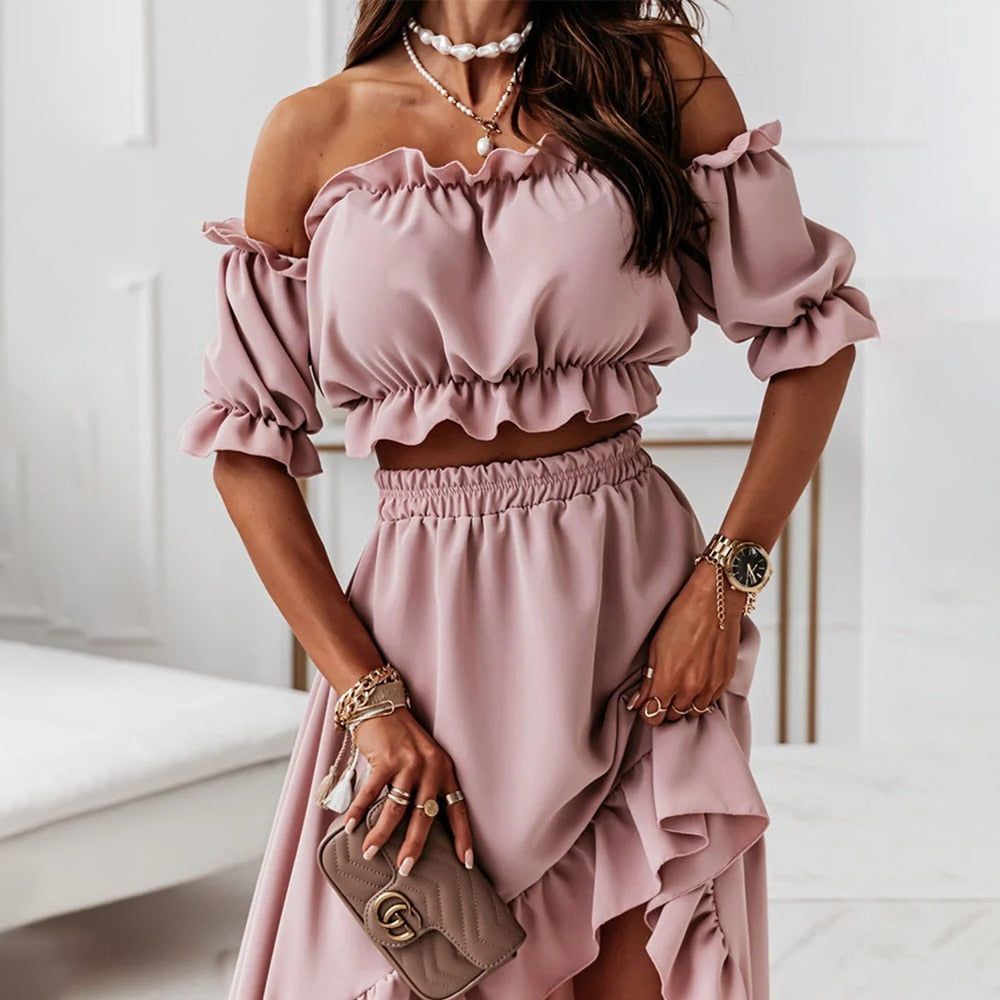Amaya - Elegant Rufsad Kombinationsset