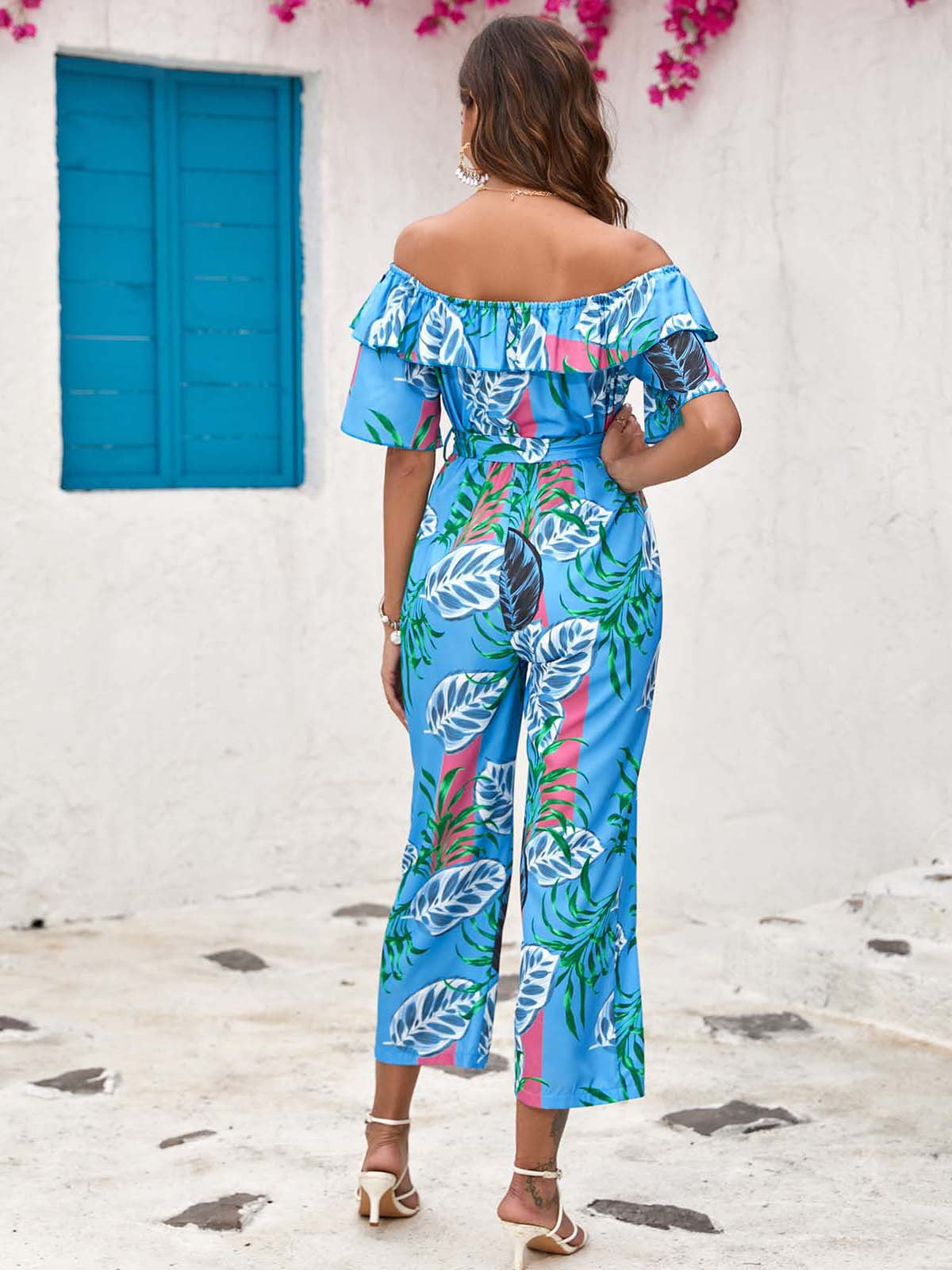 Sophia - Jumpsuit med Tryck för Kvinnor