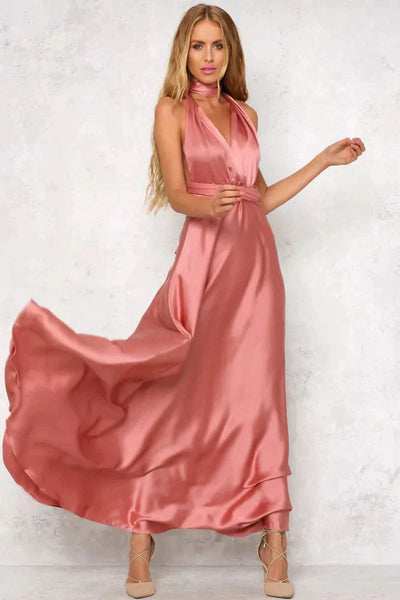 Raven - elegant sommarklänning i satin
