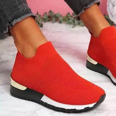 Norna - Bekväma Stickade Slip-On Sko