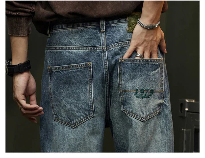 Löst sittande, vida jeans - Alexander